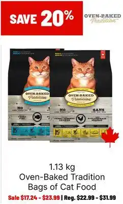 Ren’s Pets Depot Oven-Baked Tradition Bags of Cat Food offer