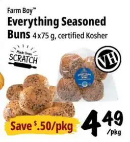 Farm Boy Farm Boy Everything Seasoned Buns offer