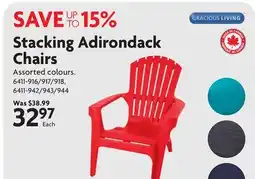 Home Hardware Stacking Adirondack Chairs offer