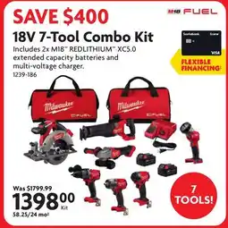 Home Hardware 18V 7-Tool Combo Kit offer
