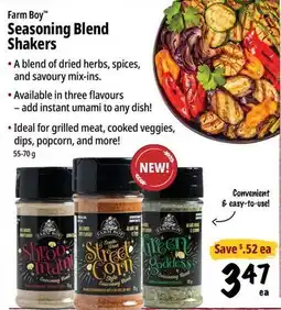 Farm Boy Farm Boy Seasoning Blend Shakers offer