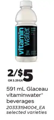 Real Canadian Superstore GLACEAU VITAMINWATER BEVERAGES offer