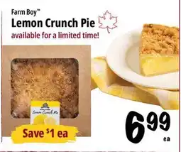 Farm Boy Farm Boy Lemon Crunch Pie offer