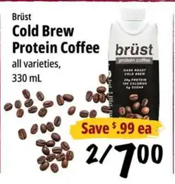 Farm Boy Brüst Cold Brew Protein Coffee offer