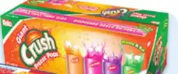 Walmart Mr. Freeze jumbo, Crush giant, Popsicle or Dr Pepper freeze peps offer