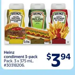 Walmart Heinz condiment 3-pack offer