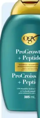 Walmart OGX ProGrowth shampoo or conditioner offer