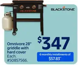 Walmart Omnivore 28 griddle with hard cover offer