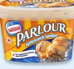 Walmart Nestlé Parlour frozen dessert tubs offer