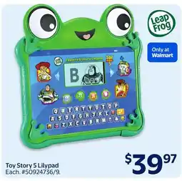 Walmart Toy Story 5 Lilypad offer