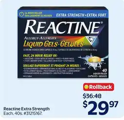 Walmart Reactine Extra Strength offer