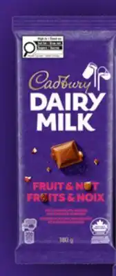 Walmart CADBURY DAIRY MILK sharing bars offer