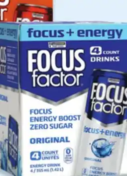 Walmart Focus Factor energy drink offer