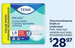Walmart Tena incontinence briefs offer