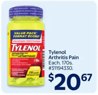 Walmart Tylenol Arthritis Pain offer