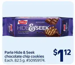 Walmart Parle Hide & Seek chocolate chip cookies offer