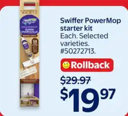 Walmart Swiffer PowerMop starter kit offer
