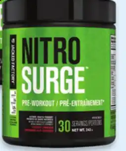 Walmart Jacked Factory Nitrosurge pre-workout powder offer