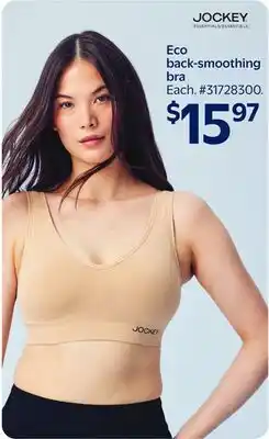 Walmart Jockey Eco back-smoothing bra offer