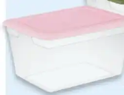 Walmart 55 L Clear storage tote offer