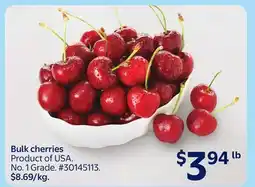 Walmart Bulk cherries offer