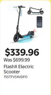 Walmart FlashX Electric Scooter offer