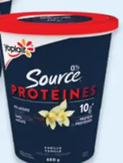 Walmart Yoplait Source Protein yogurt tub offer