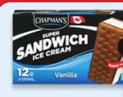 Walmart Chapman's Super sandwich novelties offer
