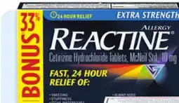 Walmart Reactine 40s or Benadryl 100s offer