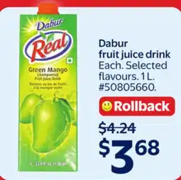 Walmart Dabur fruit juice drink offer