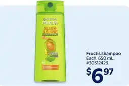 Walmart Fructis Shampoo offer