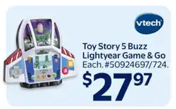 Walmart Vtech Toy Story 5 Buzz Lightyear Game & Go offer