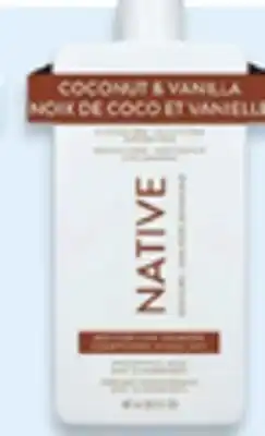 Walmart Native shampoo or conditioner offer