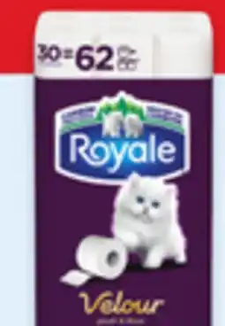Walmart Royale bathroom tissue 30-pack offer