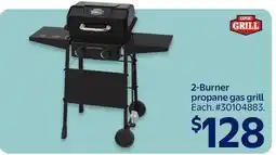 Walmart 2-Burner propane gas grill offer