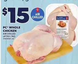 Loblaws PC WHOLE CHICKEN offer