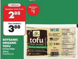 Loblaws SOYGANIC ORGANIC TOFU offer