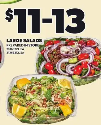 Loblaws LARGE SALADS offer
