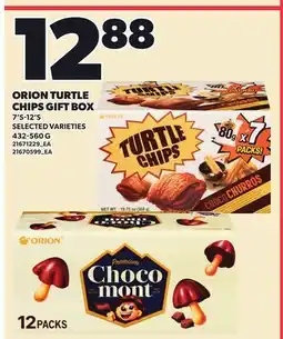 Loblaws ORION TURTLE CHIPS GIFT BOX 7'S-12'S offer