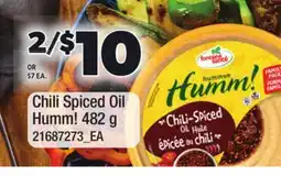 Loblaws FONTAINE SANTÉ CHILI SPICED OIL HUMM! offer