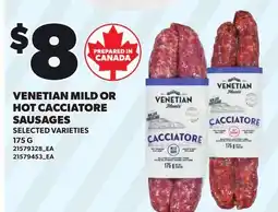 Loblaws VENETIAN MILD OR HOT CACCIATORE SAUSAGES offer