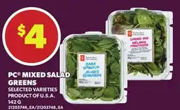 Loblaws PC MIXED SALAD GREENS offer