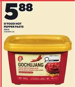 Loblaws O'FOOD HOT PEPPER PASTE offer