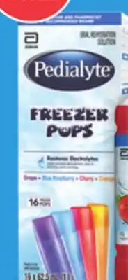 Loblaws PEDIALYTE ELECTROLYTE FREEZER POPS offer