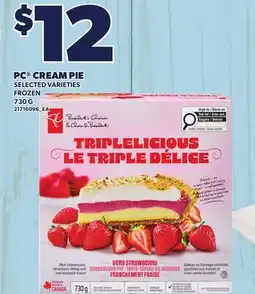 Loblaws PC CREAM PIE offer