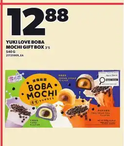 Loblaws YUKI LOVE BOBA MOCHI GIFT BOX, 3'S offer
