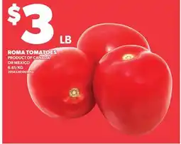 Loblaws ROMA TOMATOES offer