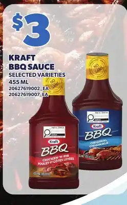 Loblaws KRAFT BBQ SAUCE offer