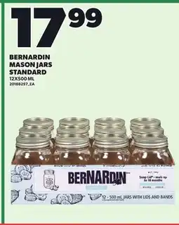 Loblaws BERNARDIN MASON JARS STANDARD offer