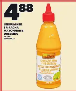 Loblaws LEE KUM KEE SRIRACHA MAYONNAISE DRESSING offer